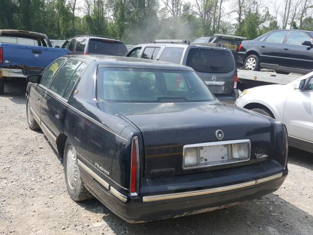 1G6KE54Y8VU247292 - 1997 CADILLAC DEVILLE DE BLACK photo 3