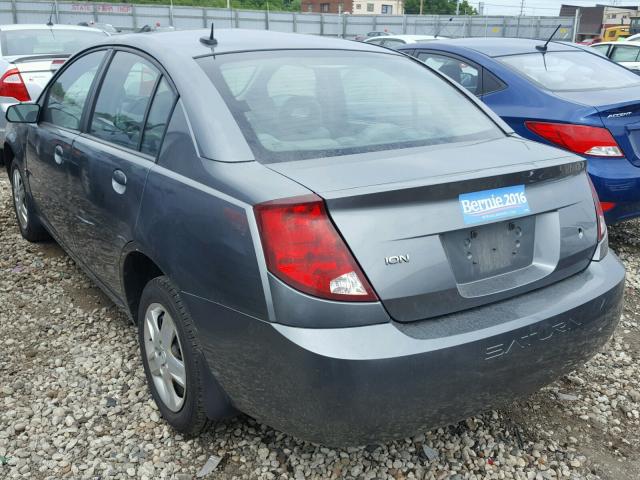 1G8AZ55F36Z105649 - 2006 SATURN ION LEVEL GRAY photo 3