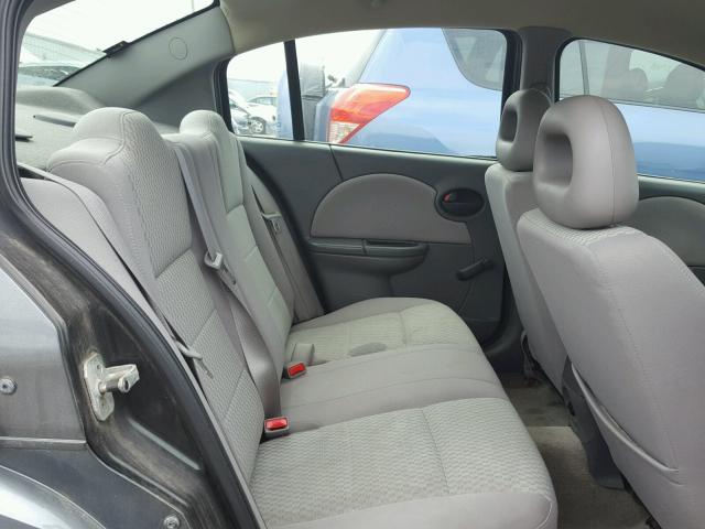 1G8AZ55F36Z105649 - 2006 SATURN ION LEVEL GRAY photo 6