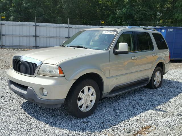 5LMEU68H23ZJ13237 - 2003 LINCOLN AVIATOR GOLD photo 2