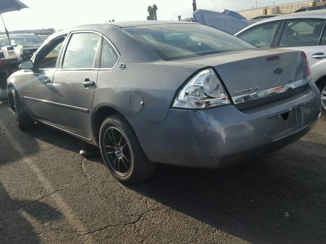 2G1WT58K969115904 - 2006 CHEVROLET IMPALA LT GRAY photo 3