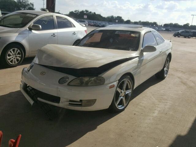 JT8CD32Z3T0034693 - 1996 LEXUS SC 300 WHITE photo 2