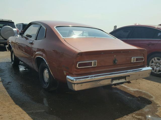 6K91L104614 - 1976 FORD MAVERICK ORANGE photo 3