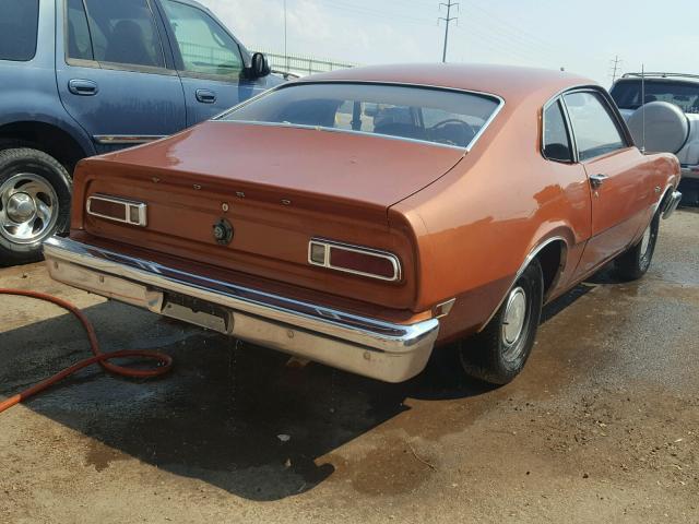 6K91L104614 - 1976 FORD MAVERICK ORANGE photo 4