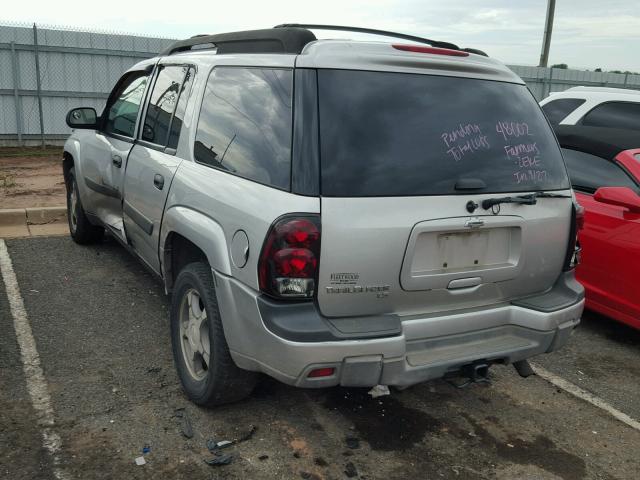 1GNES16S456115887 - 2005 CHEVROLET TRAILBLAZE SILVER photo 3