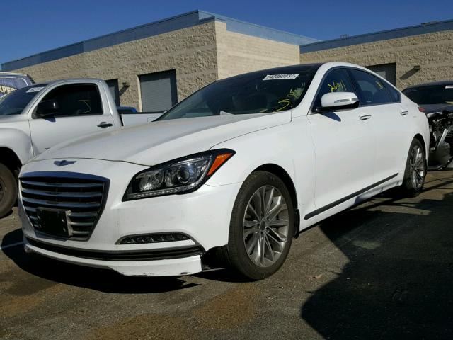 KMHGN4JE2GU111665 - 2016 HYUNDAI GENESIS 3. WHITE photo 2