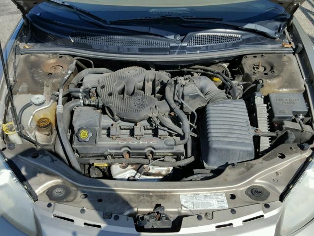 1C3EL55R12N255364 - 2002 CHRYSLER SEBRING LX TAN photo 7