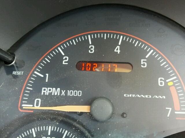 1G2NF52E12M681974 - 2002 PONTIAC GRAND AM S BURGUNDY photo 8