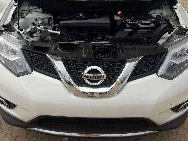 5N1AT2MV9GC835371 - 2016 NISSAN ROGUE WHITE photo 7