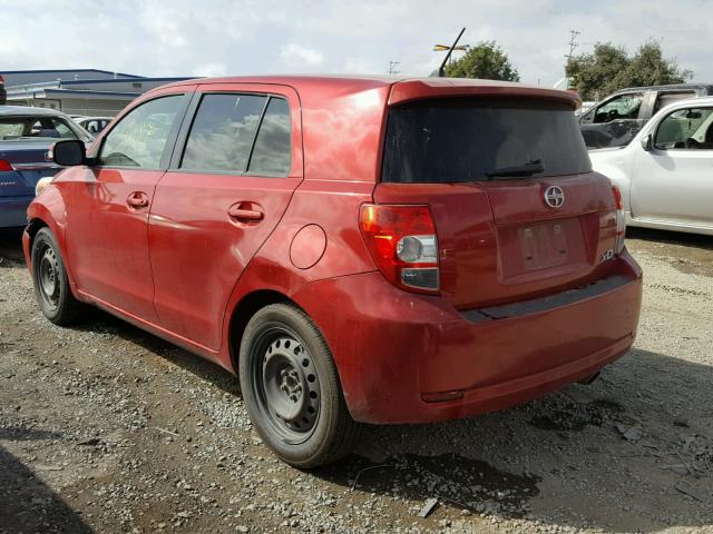 JTKKUPB41D1034981 - 2013 TOYOTA SCION XD RED photo 3