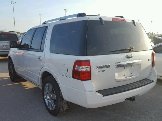 1FMJU1K50AEB71757 - 2010 FORD EXPEDITION WHITE photo 3