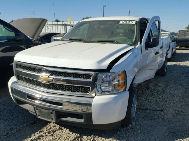 2GCEC23C891141270 - 2009 CHEVROLET SILVERADO WHITE photo 2