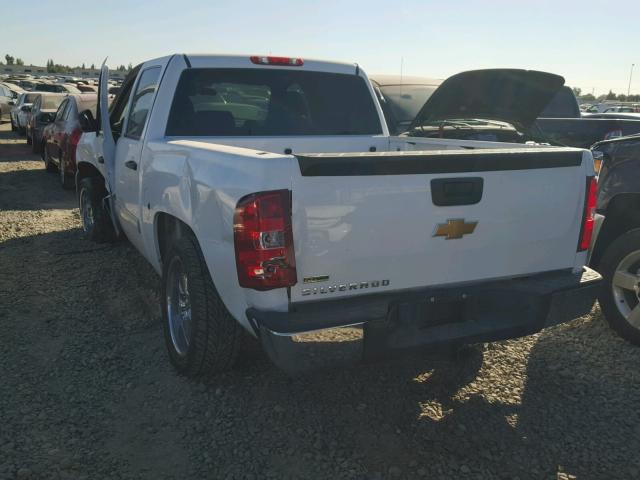 2GCEC23C891141270 - 2009 CHEVROLET SILVERADO WHITE photo 3