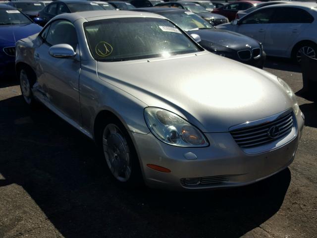 JTHFN48Y640049558 - 2004 LEXUS SC 430 SILVER photo 1