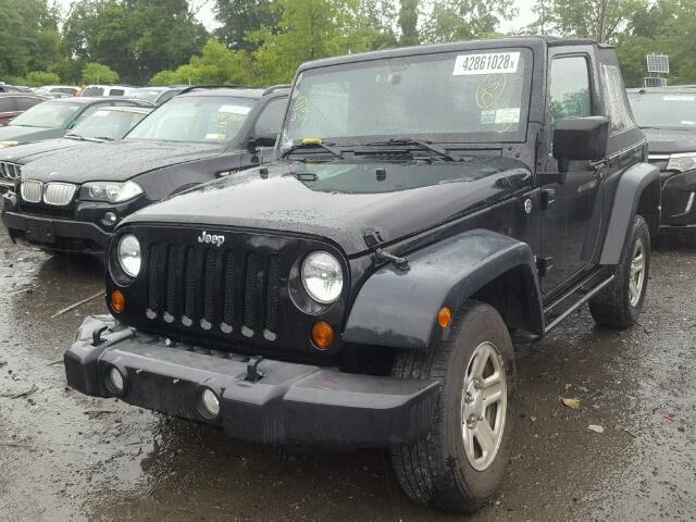 1C4AJWAG0DL547628 - 2013 JEEP WRANGLER S BLACK photo 2