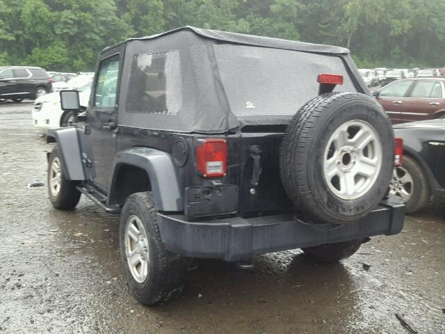 1C4AJWAG0DL547628 - 2013 JEEP WRANGLER S BLACK photo 3