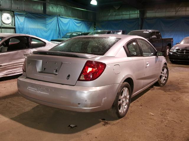 1G8AM12F14Z209243 - 2004 SATURN ION LEVEL SILVER photo 4