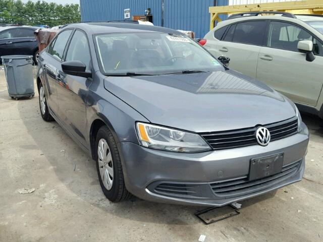 3VW1K7AJ7CM377356 - 2012 VOLKSWAGEN JETTA BASE Մոխրագույն լուսանկար 1