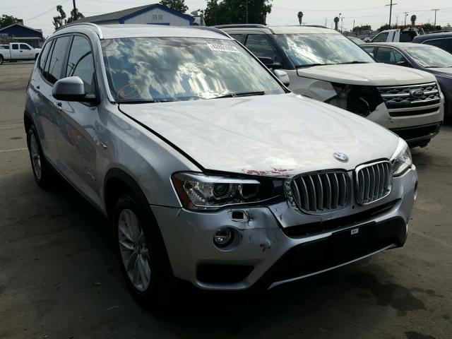 5UXWZ7C36H0X40516 - 2017 BMW X3 SDRIVE2 SILVER photo 1