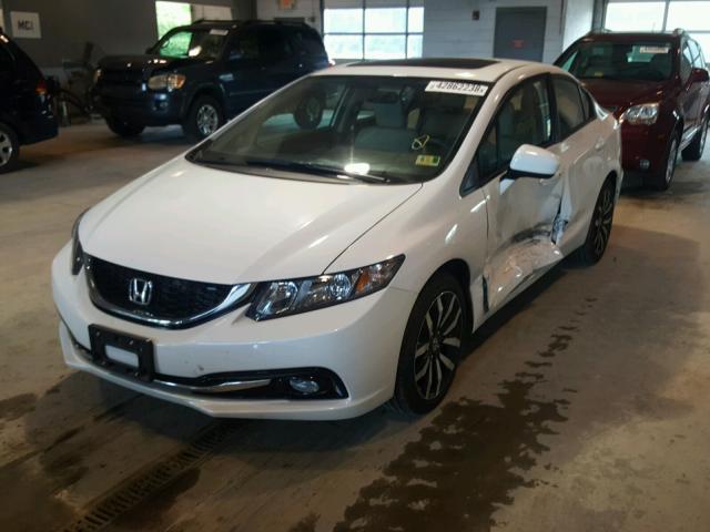 19XFB2F98FE031227 - 2015 HONDA CIVIC EXL 白色 照片 2