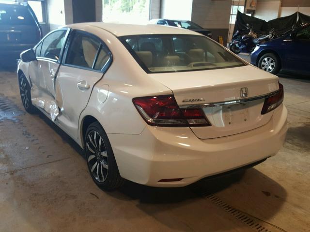 19XFB2F98FE031227 - 2015 HONDA CIVIC EXL 白色 照片 3