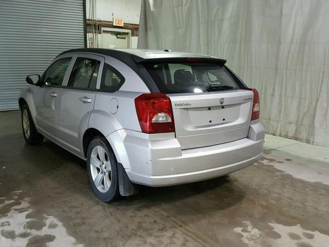 1B3CB3HA7AD542214 - 2010 DODGE CALIBER MA SILVER photo 3