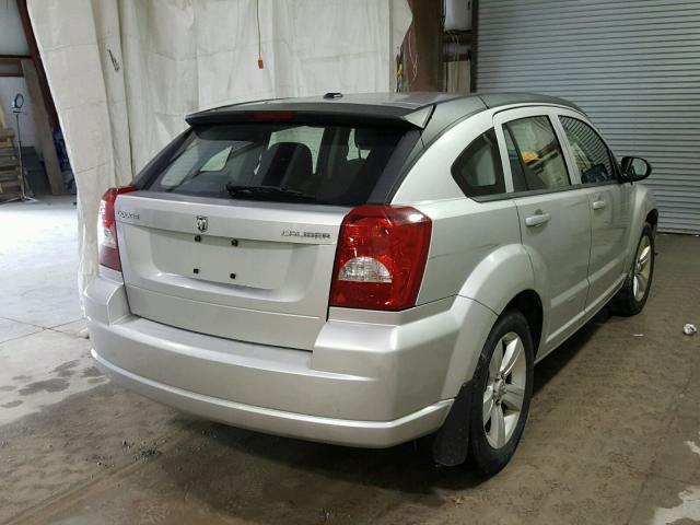 1B3CB3HA7AD542214 - 2010 DODGE CALIBER MA SILVER photo 4