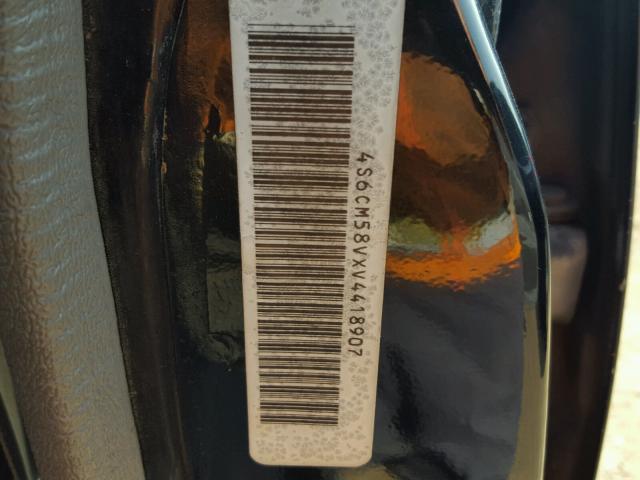 4S6CM58VXV4418907 - 1997 HONDA PASSPORT E BLACK photo 10