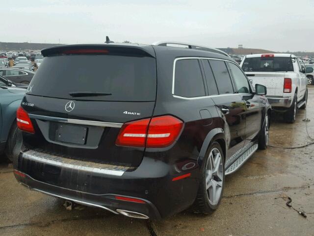 4JGDF7DE1HA838862 - 2017 MERCEDES-BENZ GLS BLACK photo 4