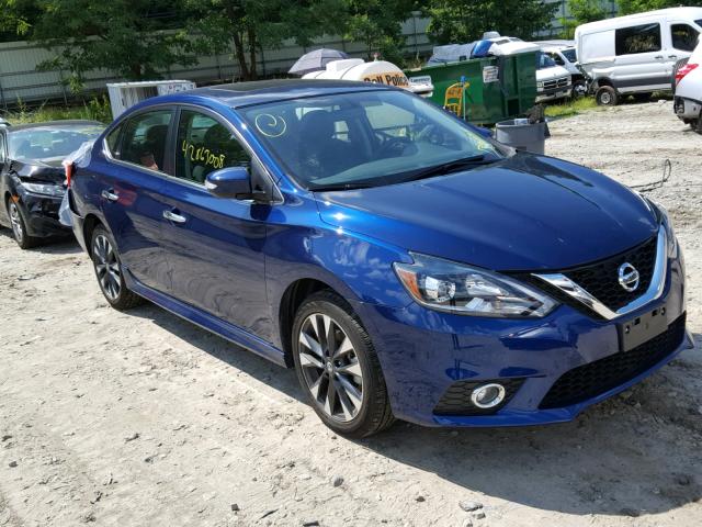 3N1CB7AP1HY386881 - 2017 NISSAN SENTRA SR BLUE photo 1