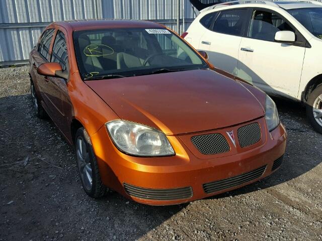 1G2AL55F577221380 - 2007 PONTIAC G5 SE ORANGE photo 1