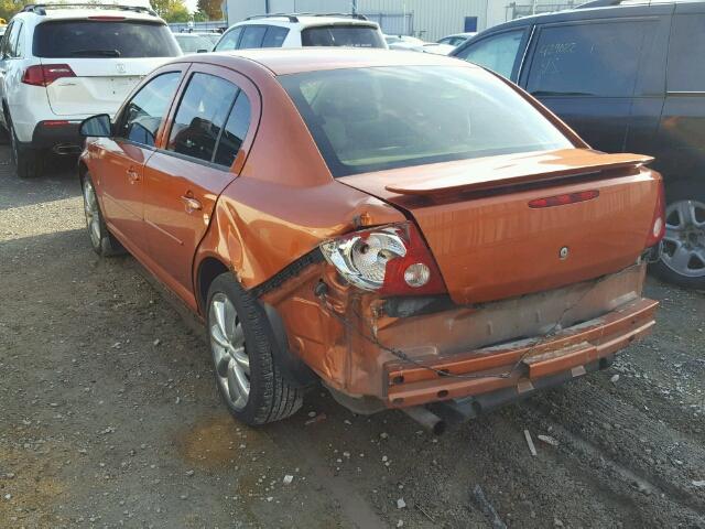 1G2AL55F577221380 - 2007 PONTIAC G5 SE ORANGE photo 3