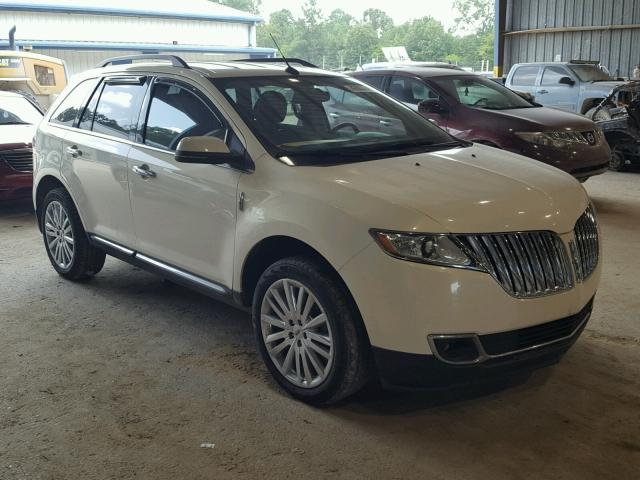 2LMDJ6JK5DBL30612 - 2013 LINCOLN MKX WHITE photo 1