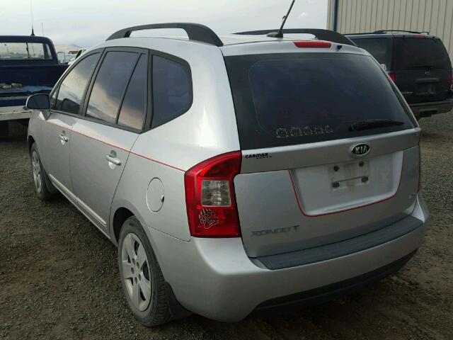 KNAFG529897268245 - 2009 KIA RONDO BASE SILVER photo 3