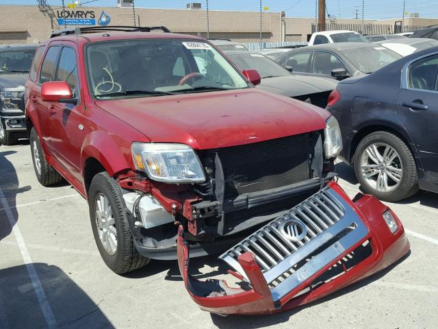 4M2CU87749KJ14615 - 2009 MERCURY MARINER PR BURGUNDY photo 1