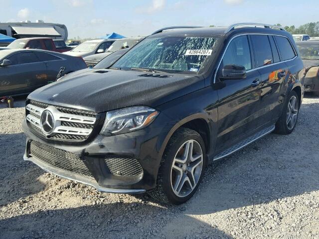 4JGDF7DEXHA771677 - 2017 MERCEDES-BENZ GLS 550 4M BLACK photo 2