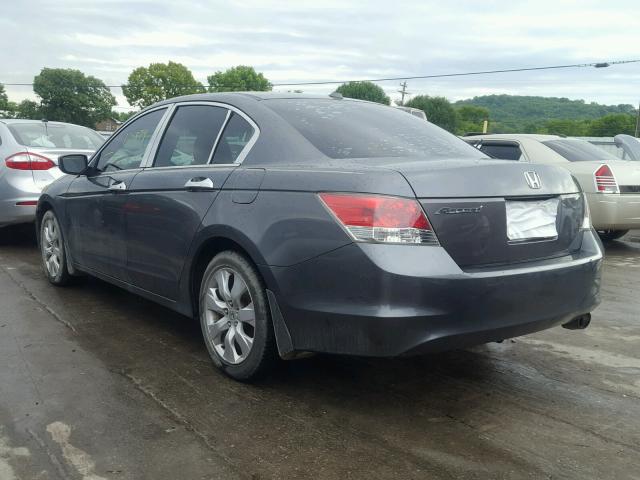 1HGCP26838A153917 - 2008 HONDA ACCORD EXL GRAY photo 3