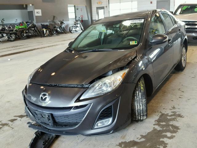 JM1BL1S53A1234515 - 2010 MAZDA 3 S GRAY photo 2