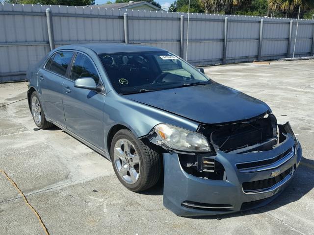 1G1ZH57B694210296 - 2009 CHEVROLET MALIBU 1LT GREEN photo 1