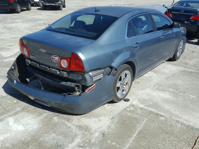 1G1ZH57B694210296 - 2009 CHEVROLET MALIBU 1LT GREEN photo 4