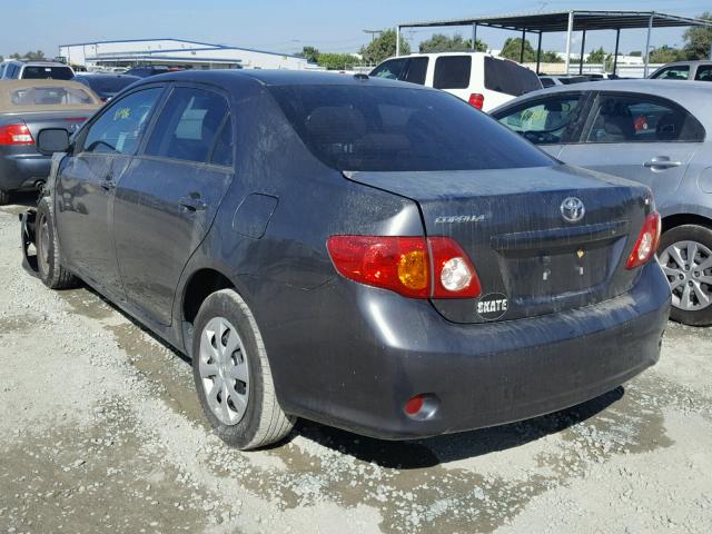 2T1BU4EE6AC443348 - 2010 TOYOTA COROLLA CHARCOAL photo 3