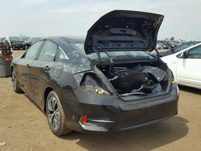 19XFC1F7XHE029519 - 2017 HONDA CIVIC EXL 黑色 照片 3