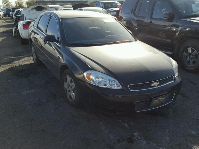 2G1WB58K289205451 - 2008 CHEVROLET IMPALA LS BLACK photo 1