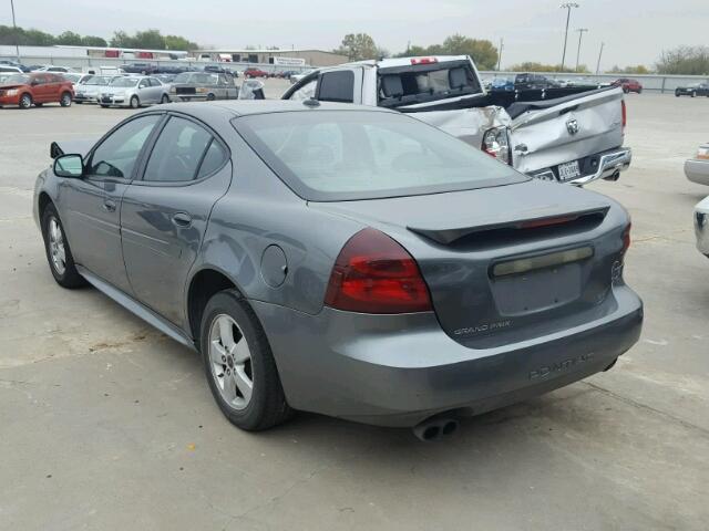 2G2WS522151162560 - 2005 PONTIAC GRAND PRIX GRAY photo 3