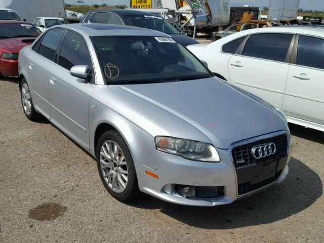 WAUAF78E68A158857 - 2008 AUDI A4 2.0T SILVER photo 1