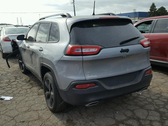 1C4PJLCS9GW107307 - 2016 JEEP CHEROKEE L GRAY photo 3