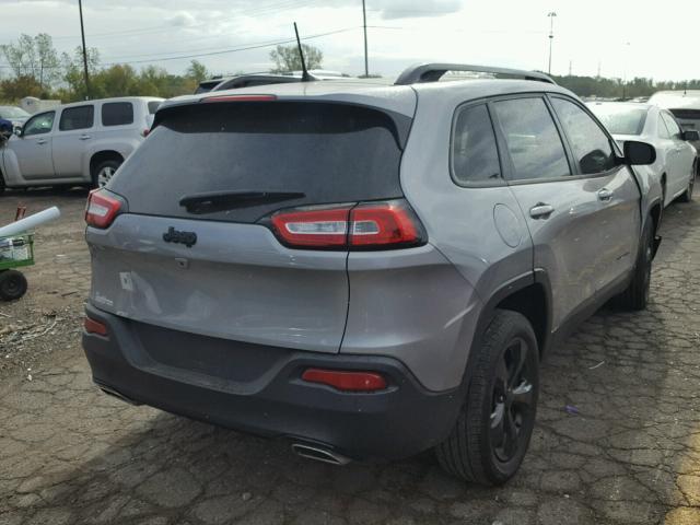 1C4PJLCS9GW107307 - 2016 JEEP CHEROKEE L GRAY photo 4