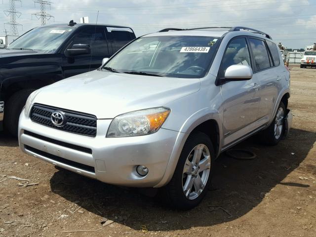 JTMBD32V886076596 - 2008 TOYOTA RAV4 SPORT SILVER photo 2