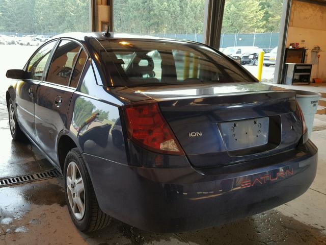 1G8AJ55F37Z187990 - 2007 SATURN ION LEVEL BLUE photo 3