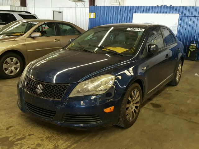 JS2RE9A37D6100336 - 2013 SUZUKI KIZASHI SE BLUE photo 2